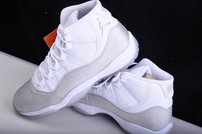 Jordan 11 Retro White Metallic Silver - AR0715-100