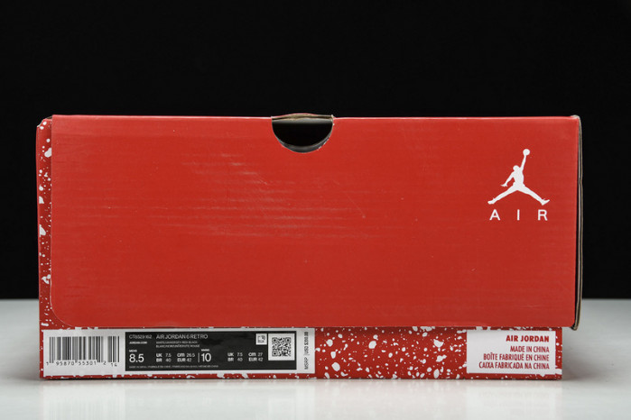 Air Jordan 6 Red Oreo CT8529-162