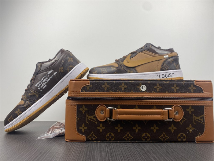 L W x OF x Air Jordan 1 Customs  AQ0818-201
