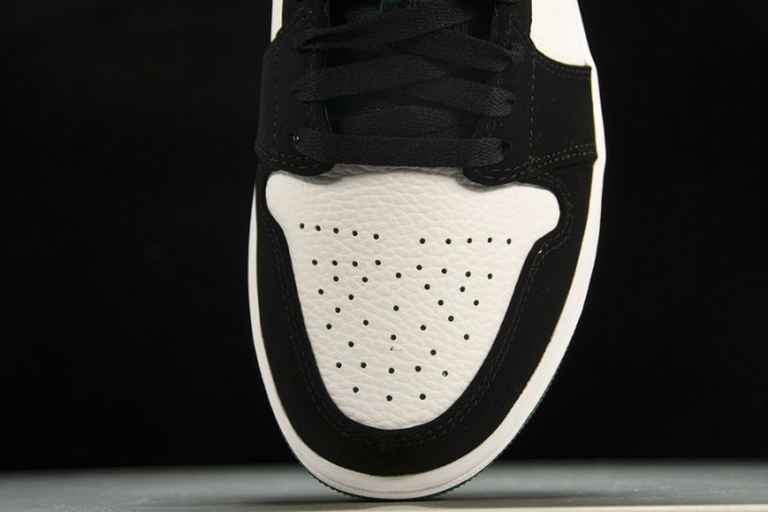 Jordan 1 Low White Black Mystic Green  553558-113