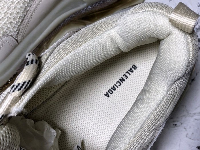 BL TRIPLE S TRAINERS CLEAR SOLE gold and white  541624  W09O1 9005