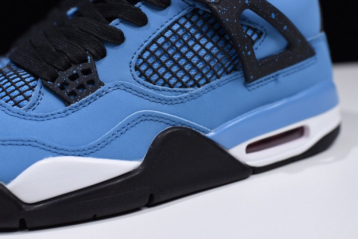 Travis Scott x Air Jordan 4 “Houston Oilers”  University Blue 308497-406