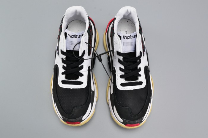 BL BLACK AND WHITE 17FW TRIPLE S 483560-W06E1-1011