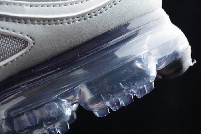 nike mens AIR VAPORMAX 97 "SILVER BULLET" metallic silver varsity red AJ7291-002