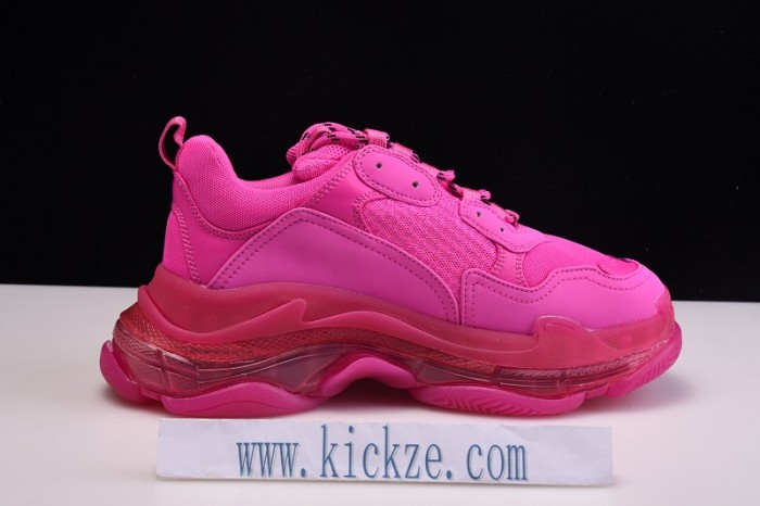 BL TRIPLE S TRAINERS CLEAR SOLE BLUE ADN RED 541624  W09O1 2132