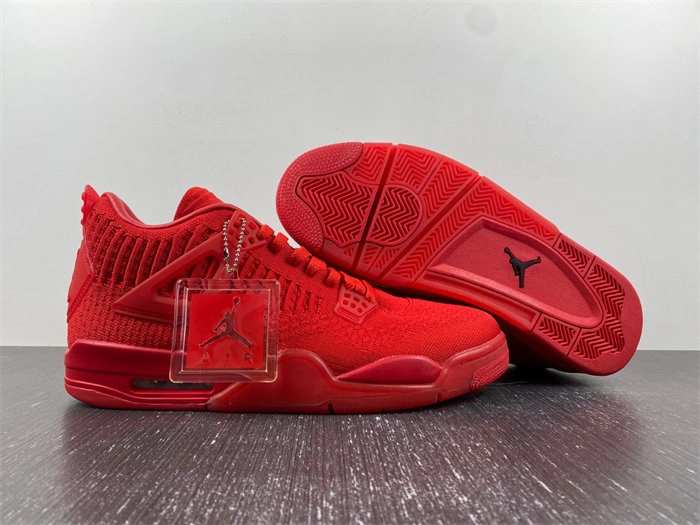 Jordan 4 Retro Flyknit Red AQ3559- Sophisticated 3937
